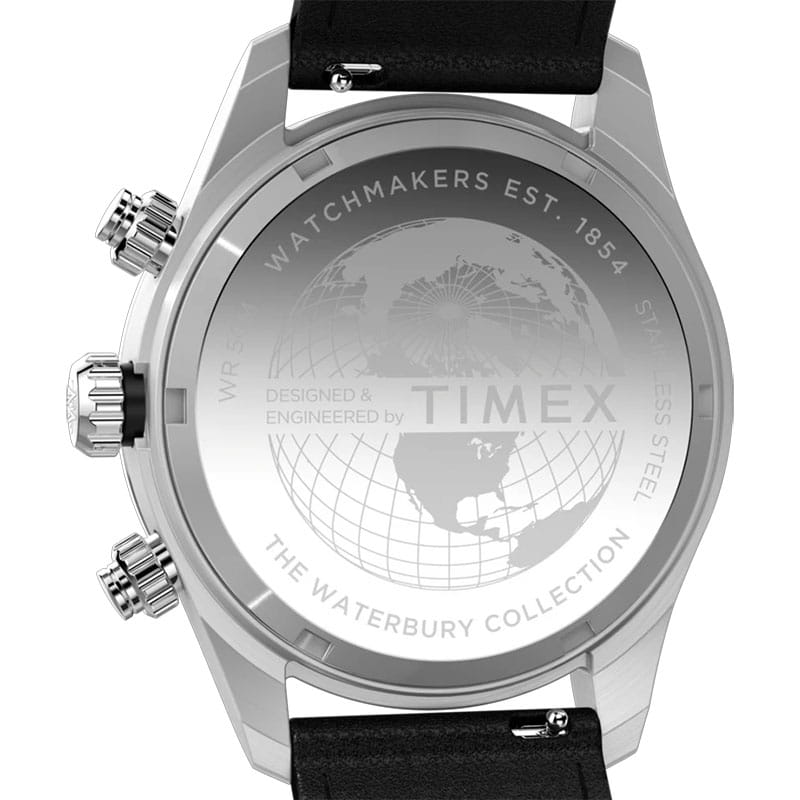 Timex Waterbury Heritage Chronograph TW2Y19300 – pełny i zakręcany dekiel