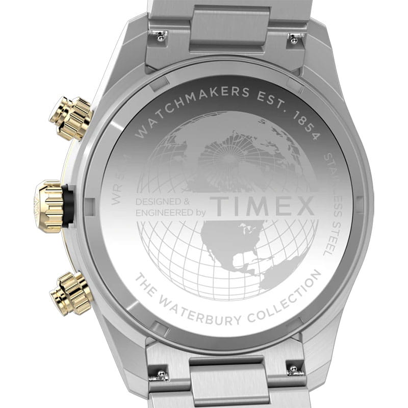 Timex Waterbury Heritage Chronograph TW2Y24000 - pełny i zakręcany dekiel
