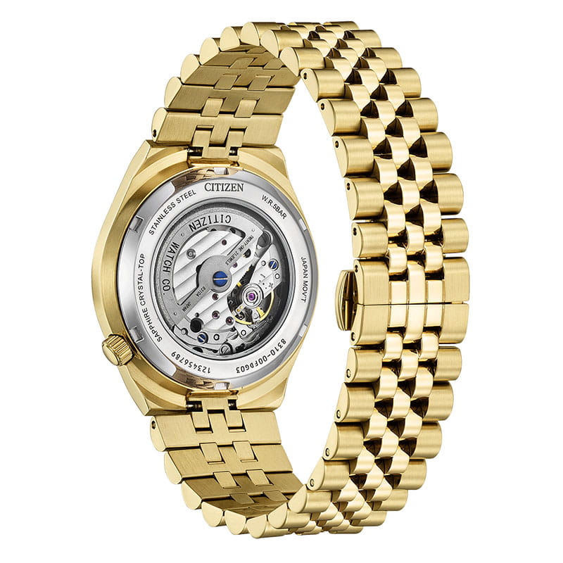Citizen Mechanical Tsuyosa NK0023-57L tył zegarka