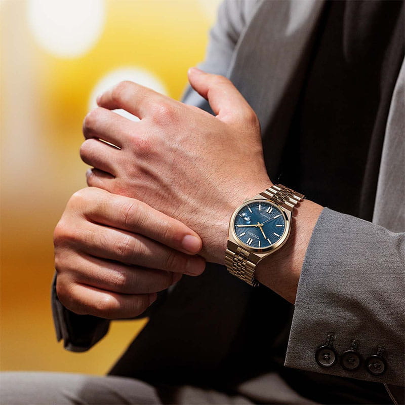 Citizen Mechanical Tsuyosa NK0023-57L na ręce