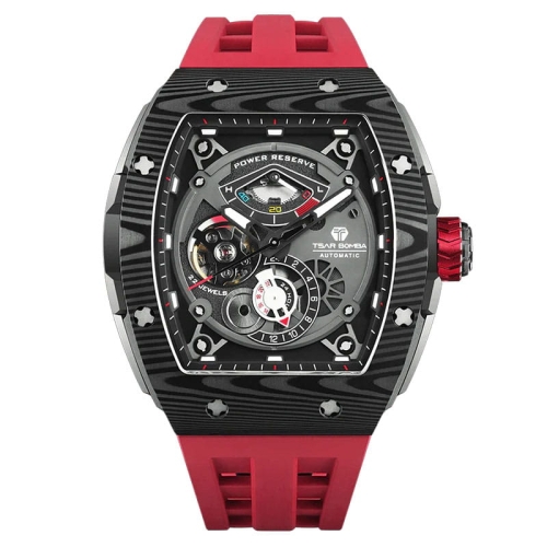 Zegarek Tsar Bomba Elemental Carbon Automatic TB8210CF02