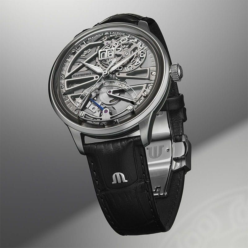 Maurice Lacroix 1975 Master Grand Date Retrograde 758008-SS001-090-2 zegarek profil