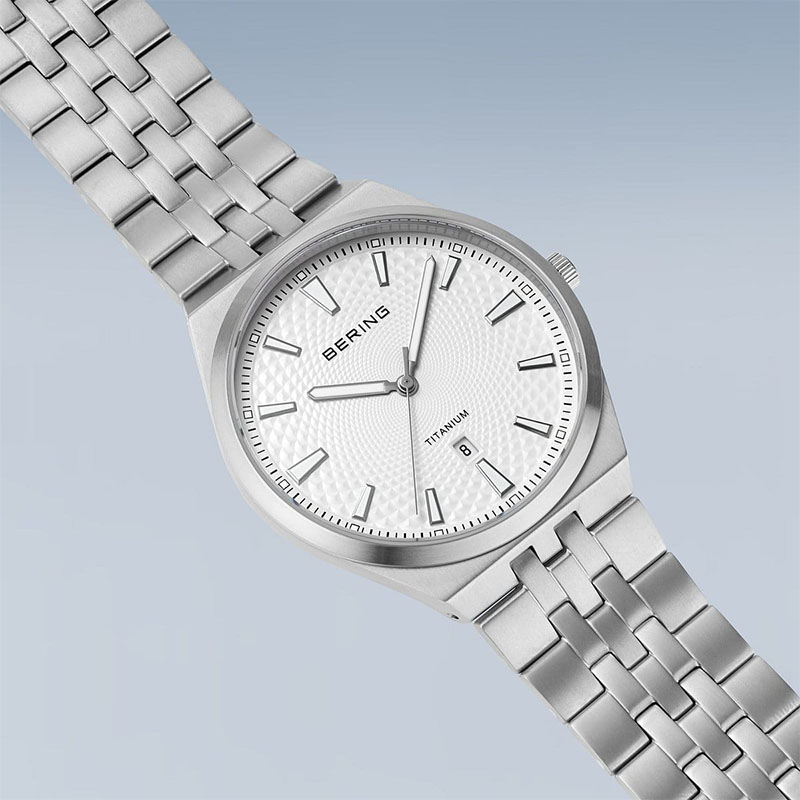 Bering Titanium Limited Edition 16141-704 tarcza i bransoleta