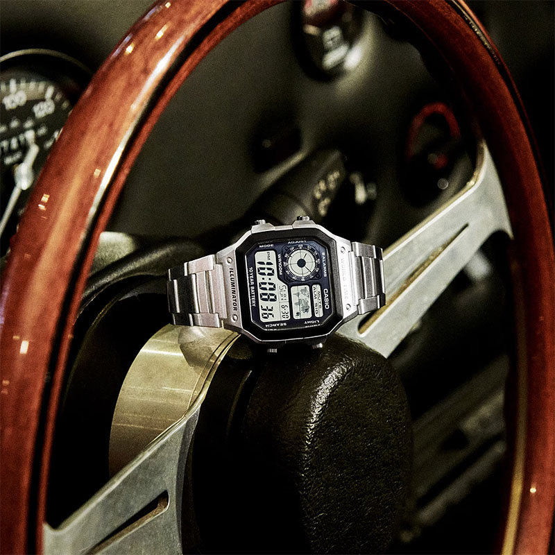 Casio Timeless AE-1200WHD-1A zegarek na kierownicy