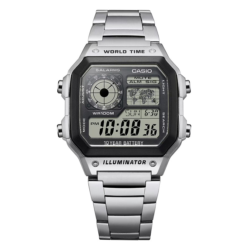 Casio Timeless AE-1200WHD-1A front zegarka