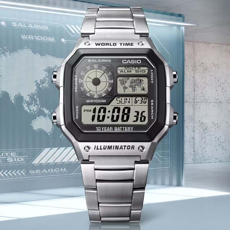 Casio Timeless AE-1200WHD-1A zdjęcie reklamowe