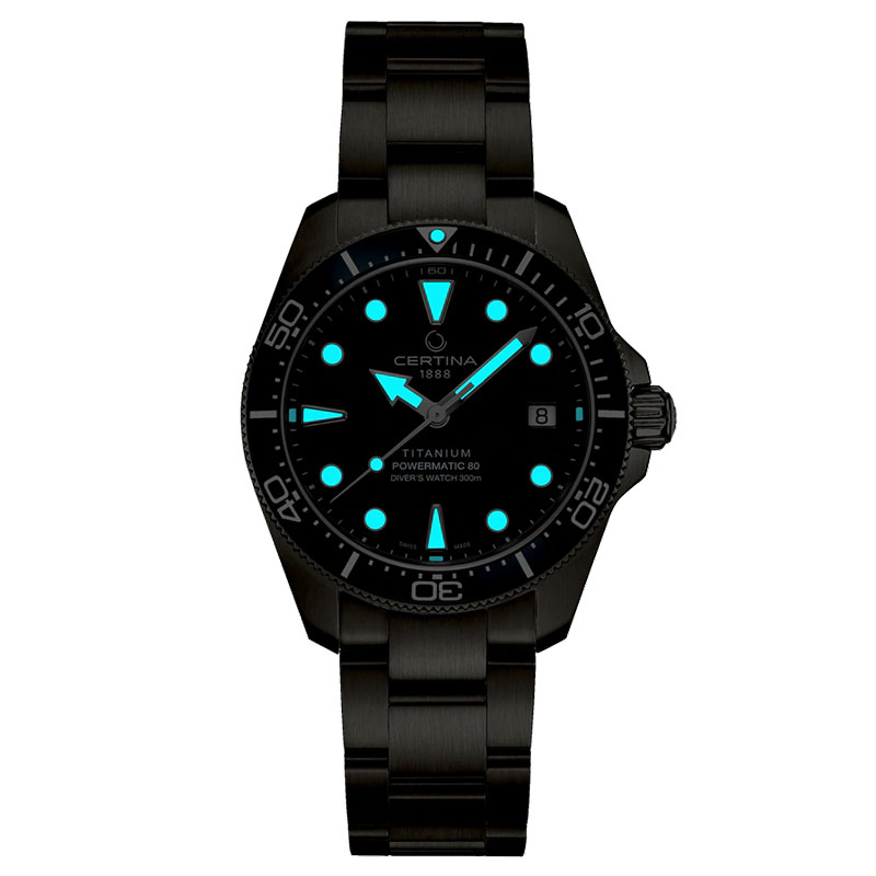 Certina DS Action Diver Titanium Powermatic 80 C048.807.44.041.00 luma