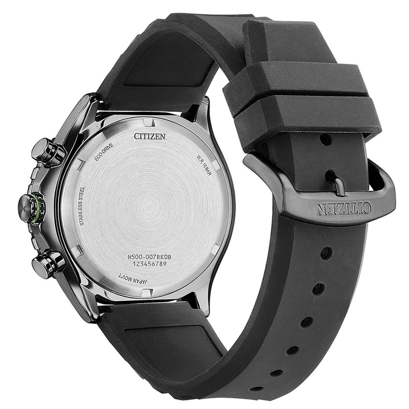 Citizen Eco-Drive Chronograph AT2565-05E tył zegarka