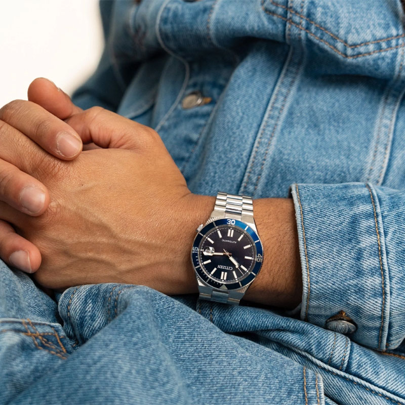 Citizen Tsuyosa Shore NJ0230-59L na ręku