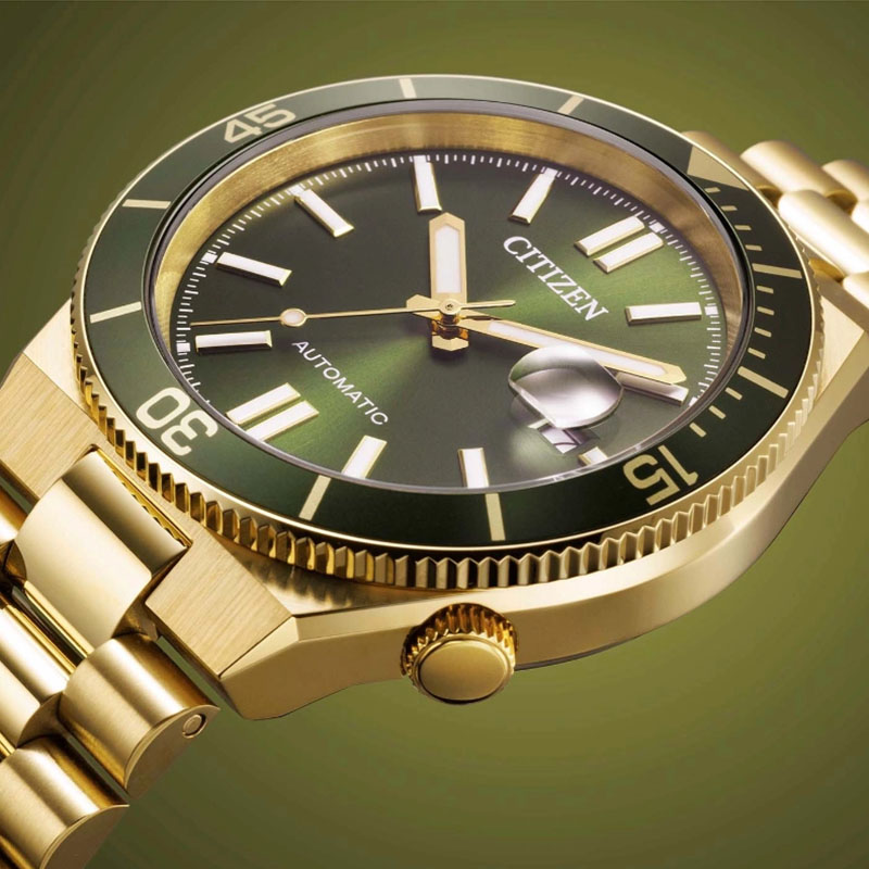 Citizen Tsuyosa Shore NJ0232-53X tarcza z bliska