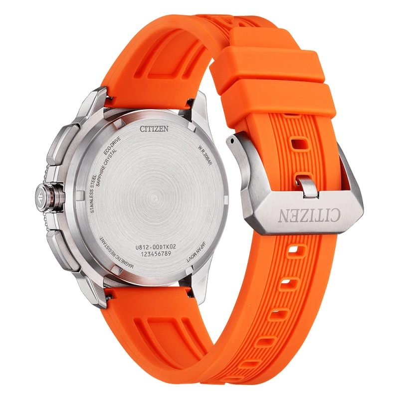 Citizen Promaster Wave Tracker JV3000-13E tył zegarka