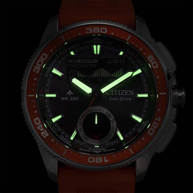 Citizen Promaster Wave Tracker JV3000-13E luma zegarka