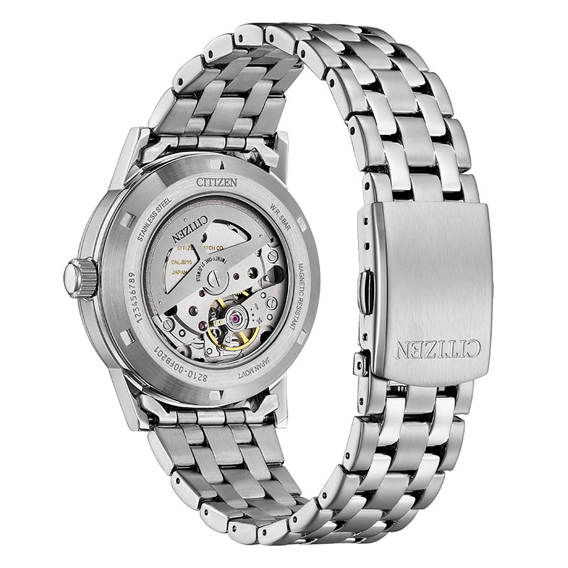 Citizen Mechanical NJ0210-56M tył zegarka