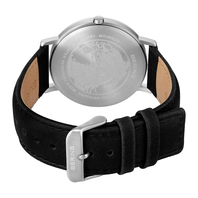 Bering Titanium 18640-402 tył zegarka