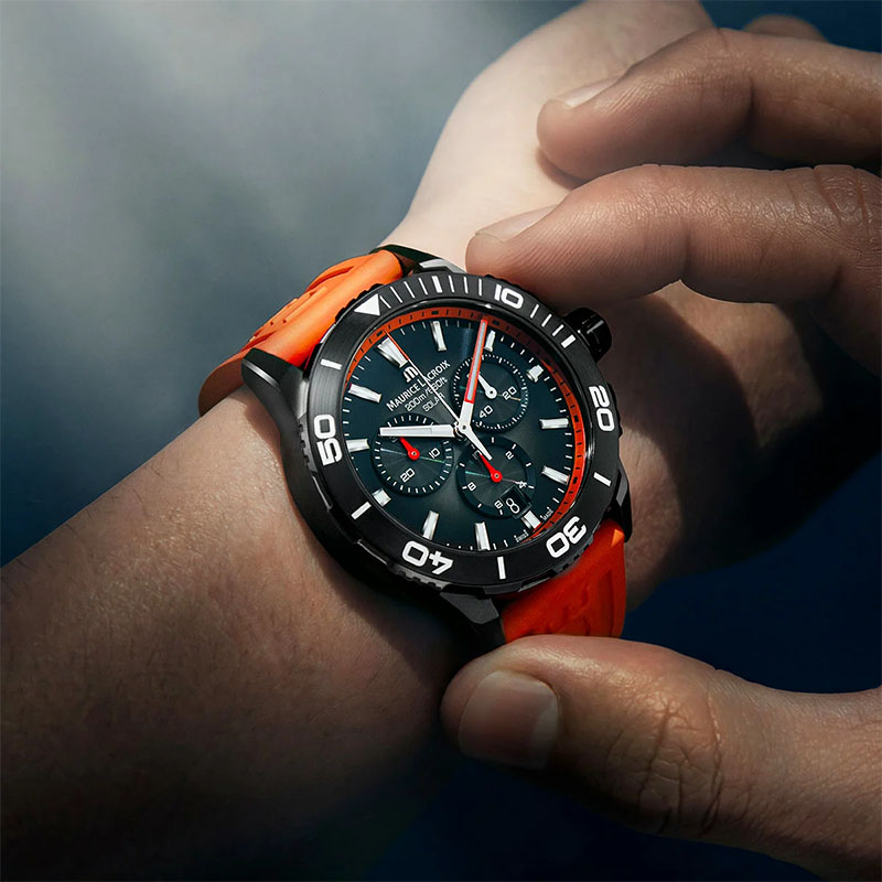 Maurice Lacroix Pontos S Solar Chronograph PT1038-DLB00-330-6 zegarek na nadgarstku