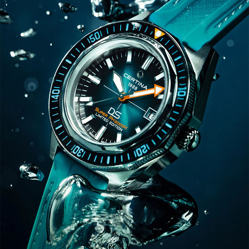 Certina DS Super PH2000M STC Limited Edition C050.607.44.041.10 w wodzie