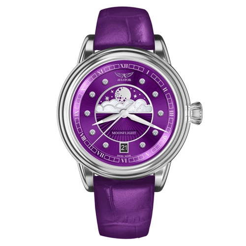 Zegarek Aviator Douglas Moonflight Diamond Edition V.1.33.0.361.4