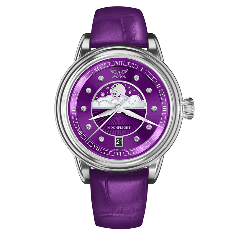 Aviator Douglas Moonflight Diamond Edition V.1.33.0.361.4 zegarek