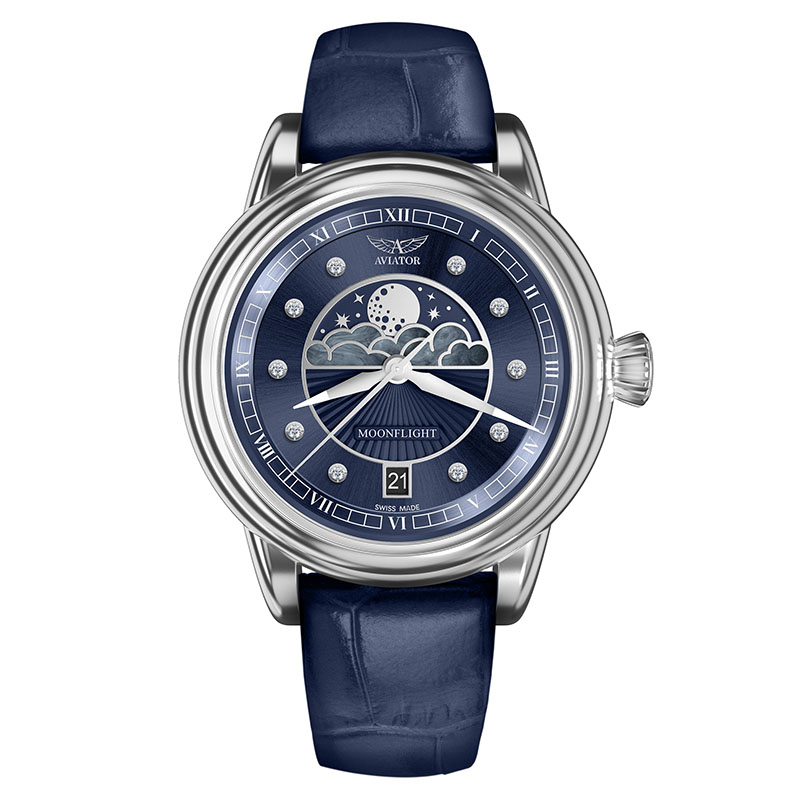 Aviator Douglas Moonflight Diamond Edition V.1.33.0.379.4 zegarek