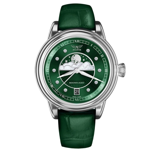 Zegarek Aviator Douglas Moonflight Diamond Polska Edycja V.1.33.0.390.4 PL