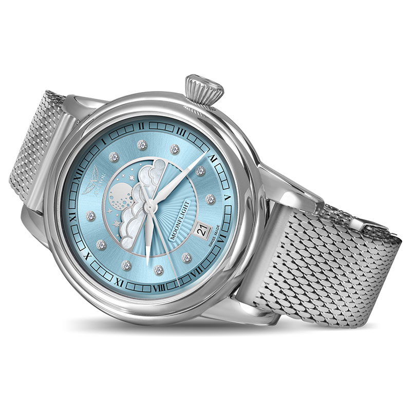 Aviator Douglas Moonflight Diamond Edition V.1.33.0.359.5 zegarek na boku