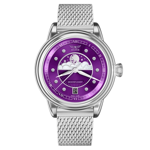 Zegarek Aviator Douglas Moonflight Diamond Edition V.1.33.0.361.5
