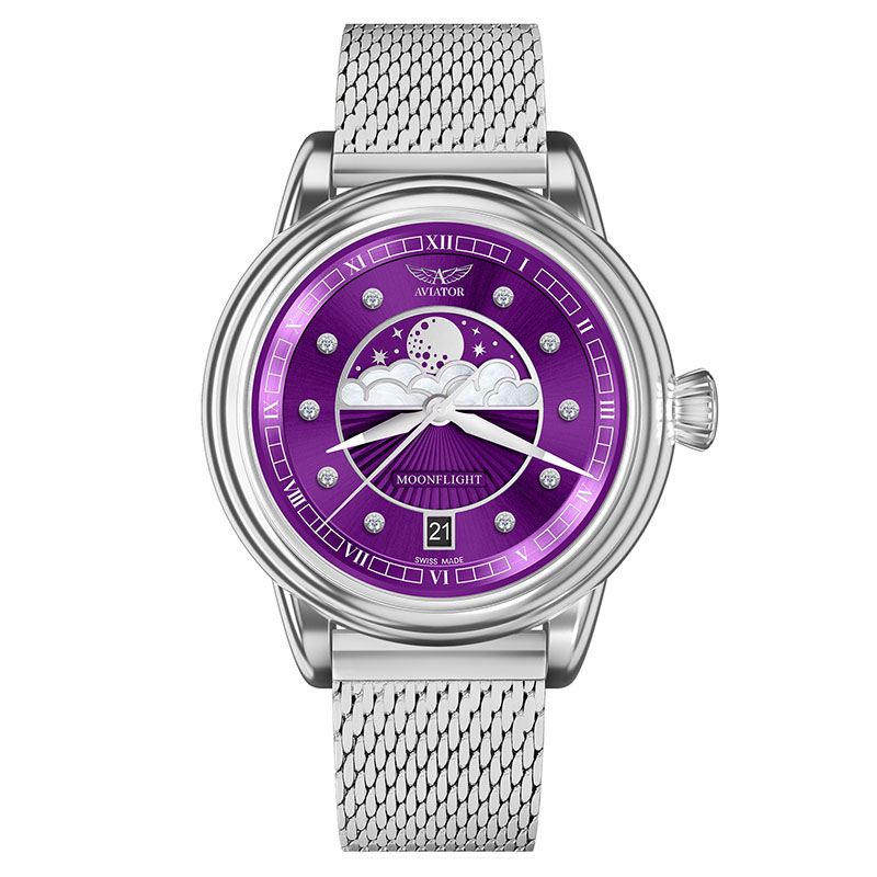 Aviator Douglas Moonflight Diamond Edition V.1.33.0.361.5 zegarek
