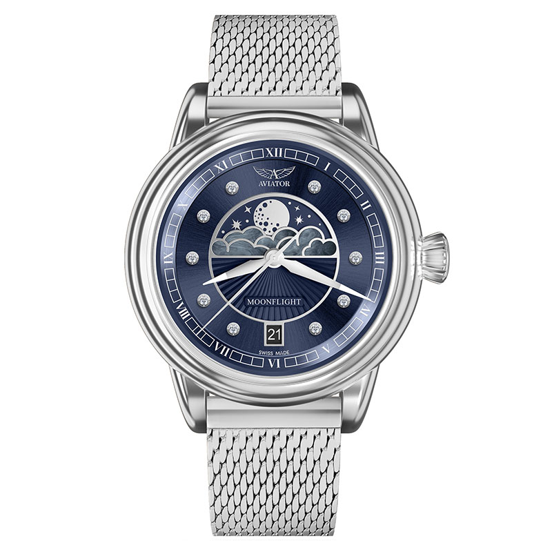 Aviator Douglas Moonflight Diamond Edition V.1.33.0.379.5 zegarek