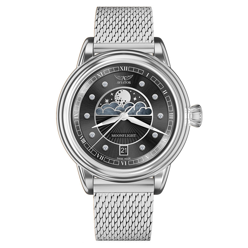 Aviator Douglas Moonflight Diamond Edition V.1.33.0.381.5 zegarek