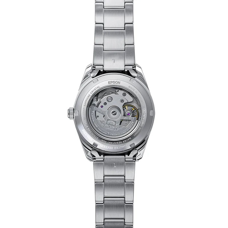 Orient Stretto Date Limited Edition RA-AC0R09L30B tył zegarka