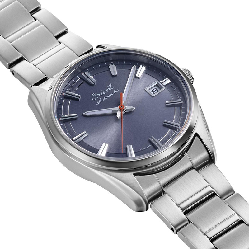 Orient Stretto Date 75th Anniversary RA-AC0R04N30B profil zegarka