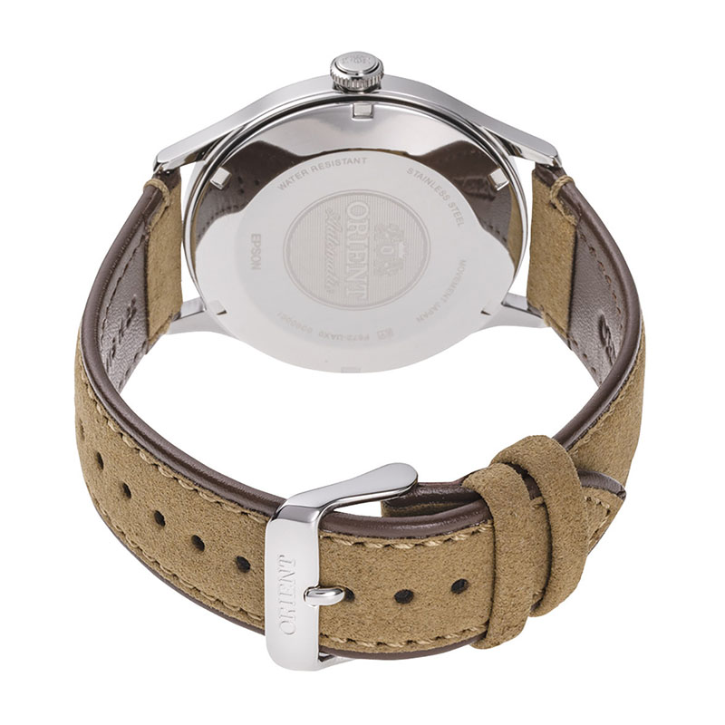 Orient Bambino Automatic RA-AC0P01E10B – pasek ze skóry syntetycznej w kolorze camel