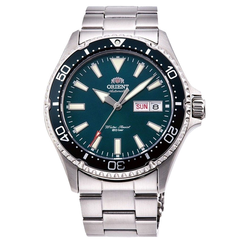 Orient Kamasu RA-AA0004E39B - zegarek automatyczny na stalowej bransolecie
