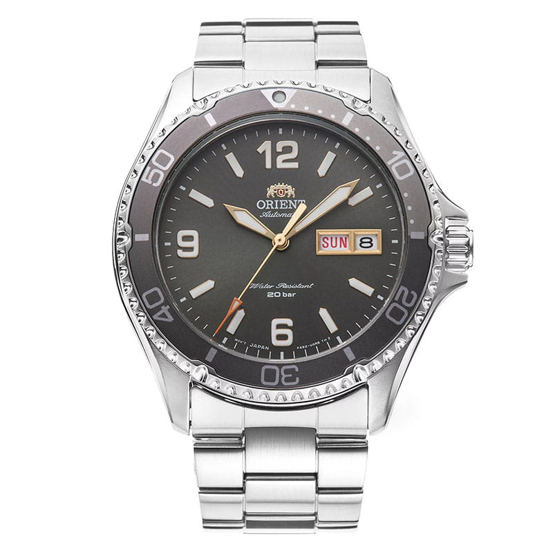 Orient Kamasu RA-AA0819N39B - zegarek automatyczny na stalowej bransolecie