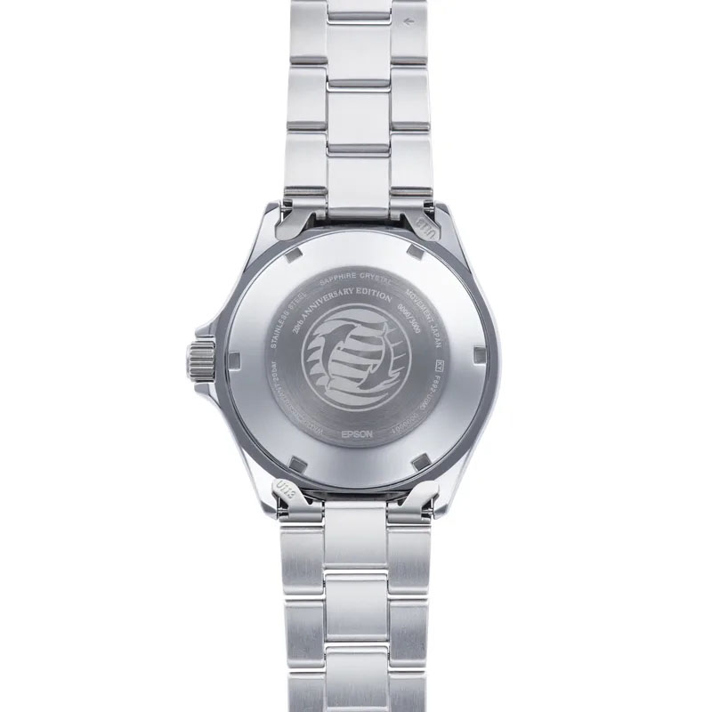 Orient Kamasu 20th Anniversary Limited Edition RA-AA0822L19B - zakręcany i pełny dekiel stalowej koperty