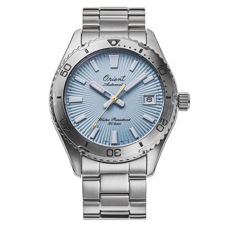 Orient Mako RA-AC0Q12L30B - rocznicowy, limitowany zegarek automatyczny z błękitną tarczą