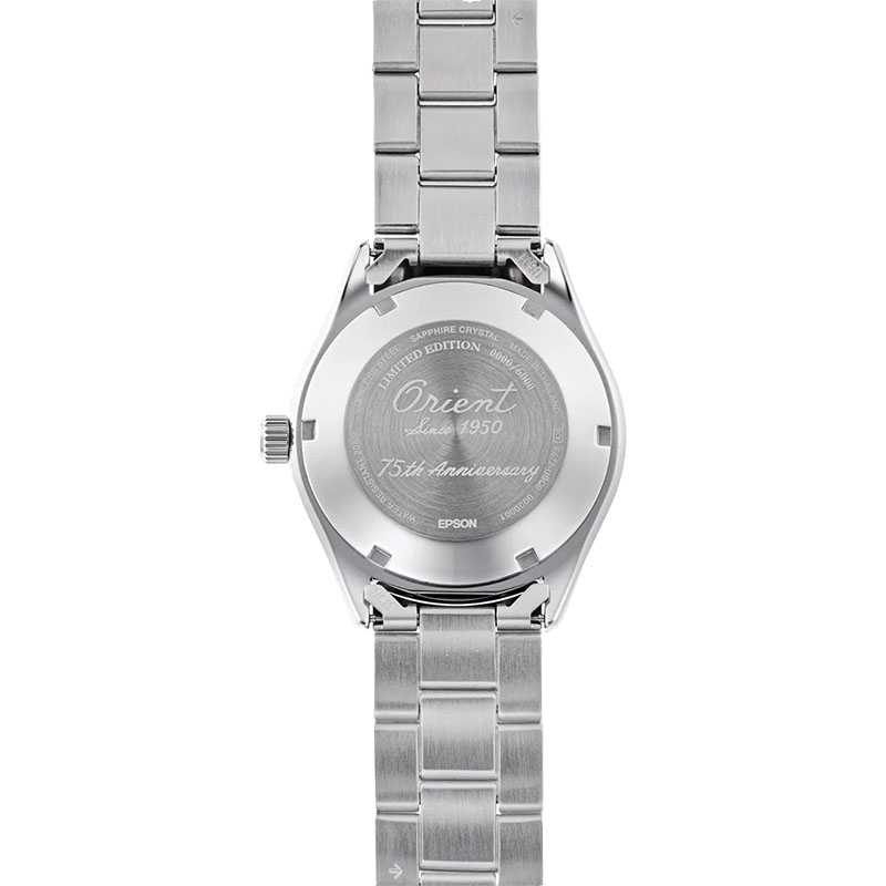 Orient Mako RA-AC0Q12L30B - pełny, zakręcany dekiel ze specjalnym grawerem
