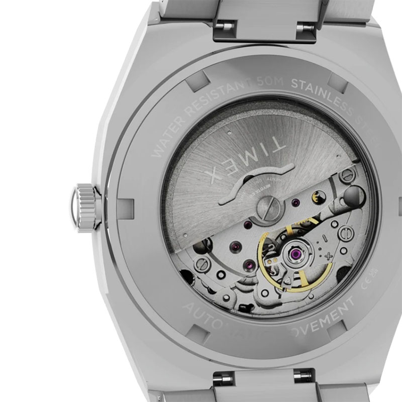 Timex E Line Automatic TW6A00700 – przeszklony dekiel z mechanizmem Miyota 8215