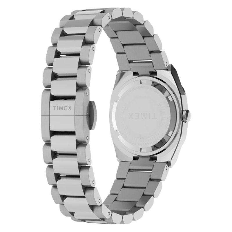 Timex E Line Quartz TW6A01000 - profil bransolety z widocznym deklem