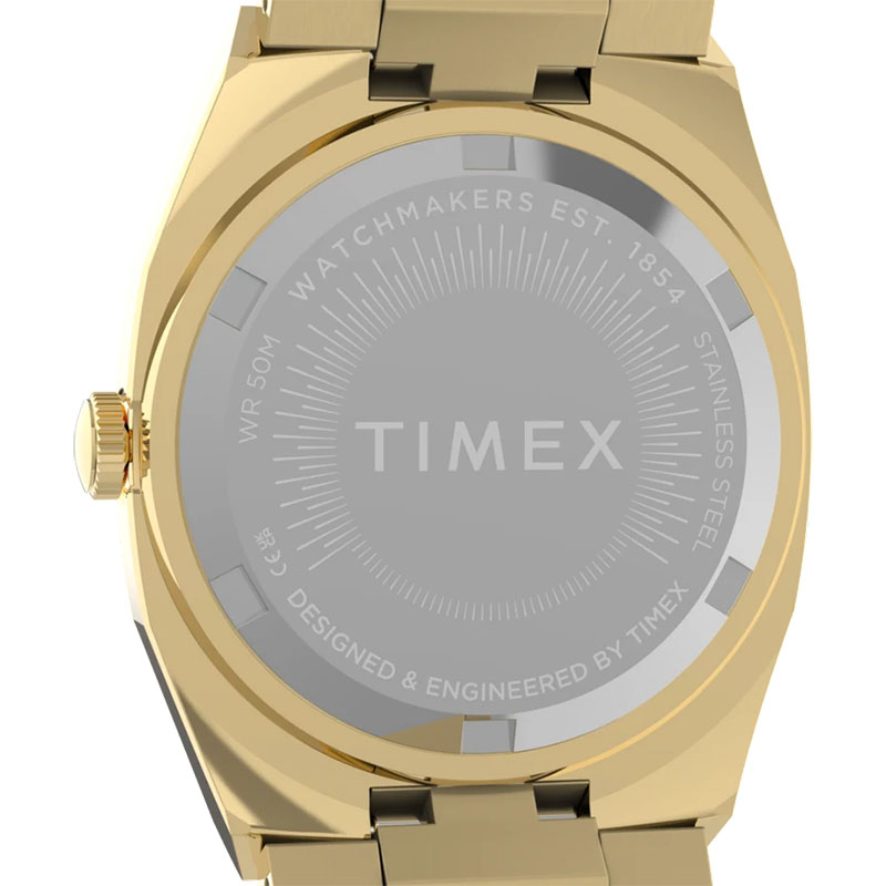 Timex E Line Quartz TW6A00900 - pełny zakręcany dekiel stalowej koperty