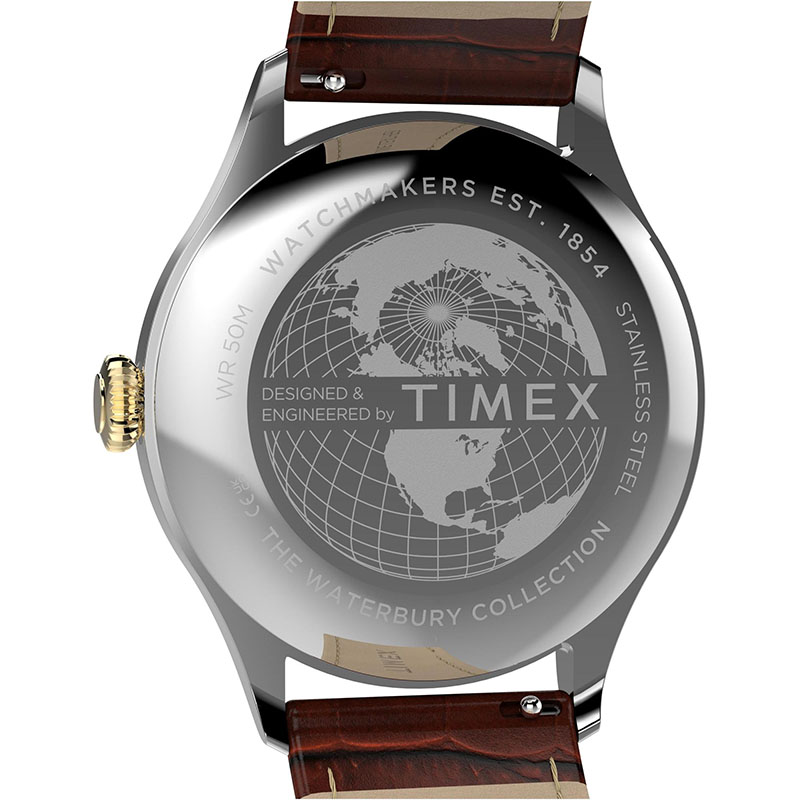 Timex Waterbury Classic Sub Second TW2Y92100 – pełny i wciskany dekiel