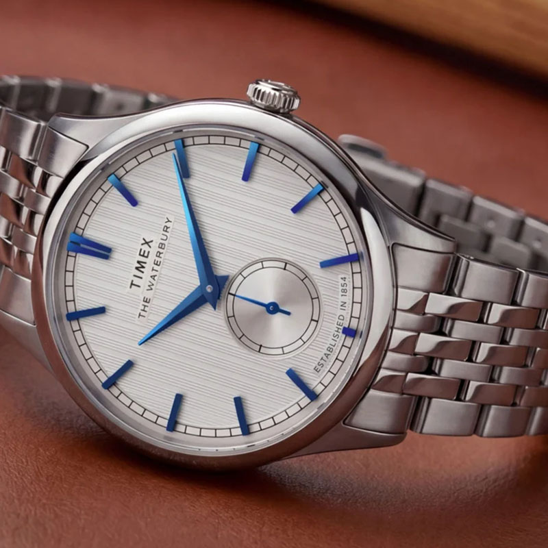Timex Waterbury Classic Sub Second TW2Y91800 – subtarcza sekund na godzinie szóstej