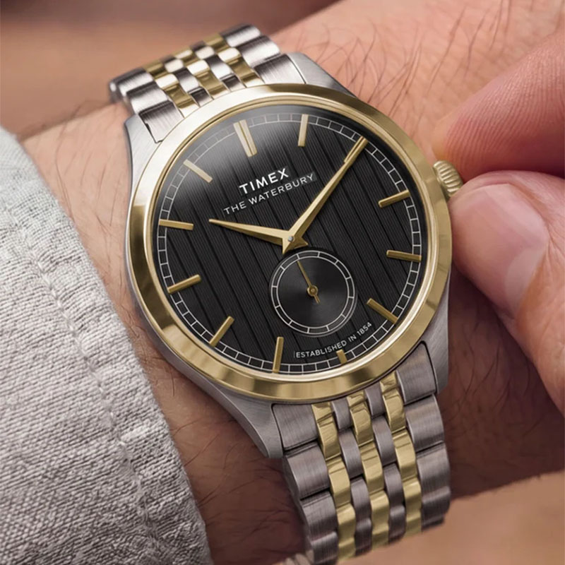 Timex Waterbury Classic Sub Second TW2Y91900 – subtarcza sekund na godzinie szóstej