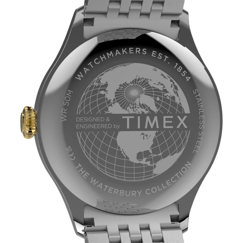 Timex Waterbury Classic Sub Second TW2Y91900 – pełny i wciskany dekiel