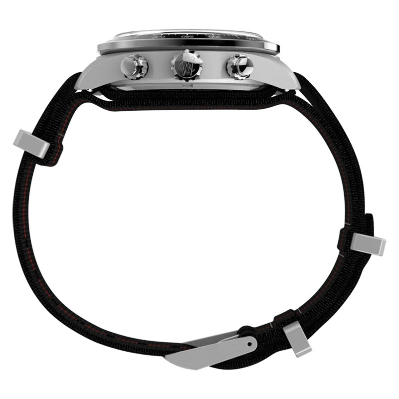 Timex Waterbury Heritage Chronograph TW2Y38900 - profil koperty z logowaną koronką