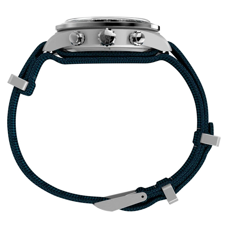 Timex Waterbury Heritage Chronograph TW2Y39000 - profil koperty z logowaną koronką