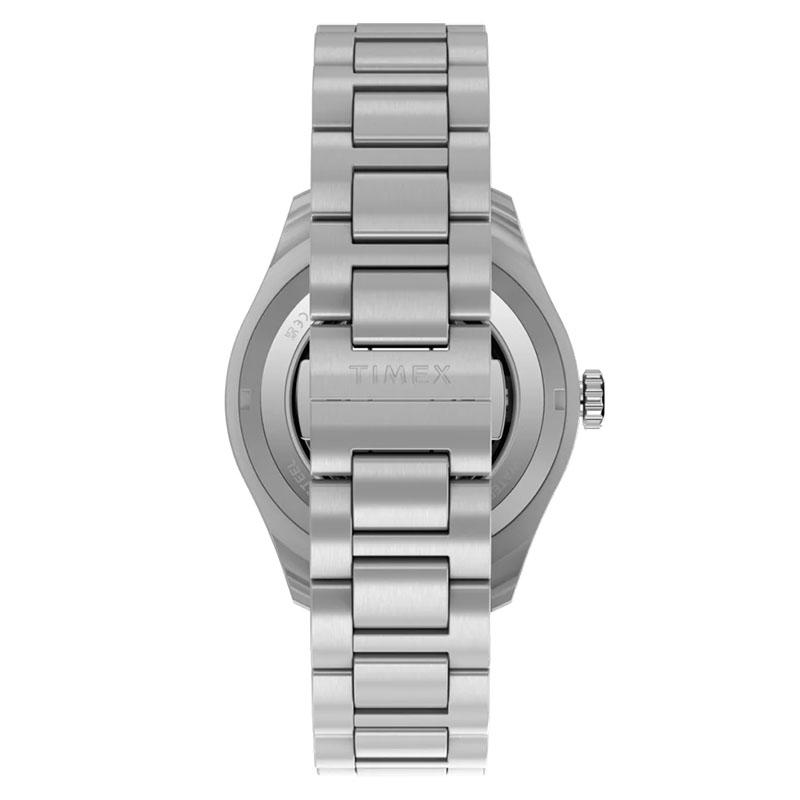 Timex Waterbury Heritage Automatic GMT TW2Y60600 - stalowa bransoleta z zapięciem motylkowym