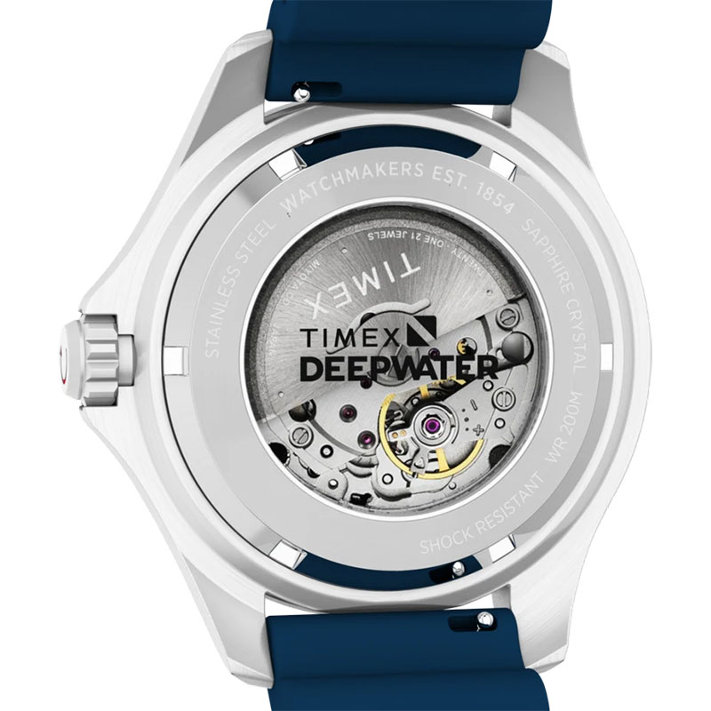 Timex Deepwater Meridian 200 Automatic TW2Y39900 - zakręcany i przeszklony dekiel