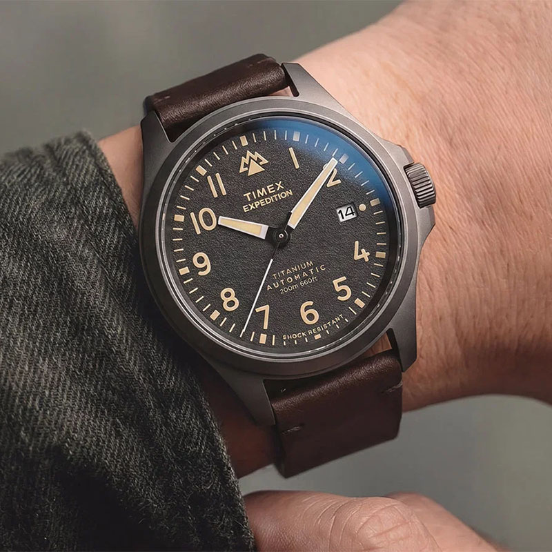 Timex Expedition Field Post Titanium Automatic TW2Y90900 - zegarek automatyczny na nadgarstku