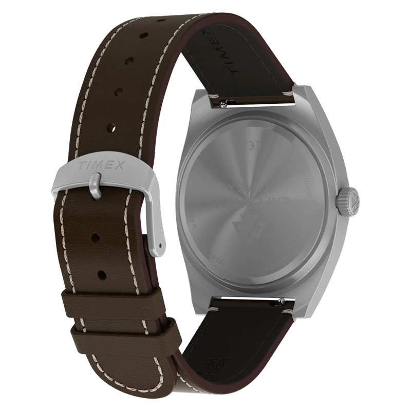 Timex Expedition Capstone TW2Y30600 - tył zegarka z widocznym deklem oraz paskiem z zapięciem na klamrę